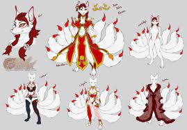 Ren Shiro Kitsune Ref Updated by sixthleafclover -- Fur Affinity [dot] net