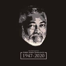 Ghana's Flags are flying at half mast in honor of the man who gave Ghana  its 4th republican constitution. # 🇬🇭