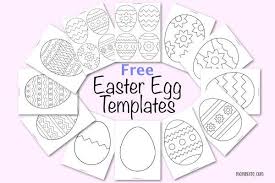 You can paint on it or just leave it plain. Free Printable Easter Egg Templates And Coloring Pages Mombrite