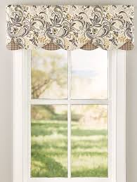 Emerson Rod Pocket Layered Valance In 2020 Valances For Living Room Kitchen Window Treatments Valance Window Treatments