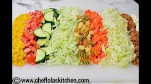 This salad recipe is very easy to make, it's very filling and it's very tasty. Nigerian Salad Recipe I Chef Lola S Kitchen