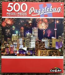 The pieces are made from sturdy material and cut to fit together smoothly for easier assembly. Canada Day Fireworks Over Toronto Cra Z Art 500 Piece Jigsaw Puzzle New Sealed Crazart Canada Day Fireworks Z Arts Canada Day