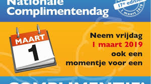 Het zou iedere dag complimentendag moeten zijn. Nationale Complimentendag Maasvallei Net