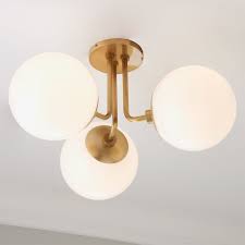 Minimalist Globe Ceiling Light 3 Light Globe Ceiling Light Ceiling Lights Modern Ceiling Light