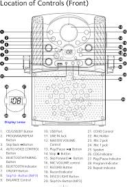 Sml625bt Bluetooth Cdg Karaoke With Special Light Effects User Manual The Singing Machine