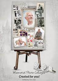 Pin By Nikita Adetiba On Memorial Funeral Memorial Memory Collage Photo Collage