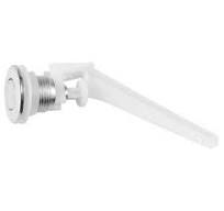 Botão de Acionamento Lateral Embutido Cromado para Louças entre 33 e 48mm  Astra