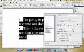 You can specify the bullet point you want to use as well as precisely controlling the indent values. Indesign Bullets Super Tip Youtube