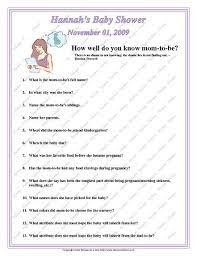 Baby Shower Games How Well Do You Know The Mom To Be Game Boy Baby Shower Games Easy Baby Shower Games Baby Shower Inspiration
