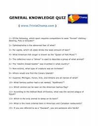 Many were content with the life they lived and items they had, while others were attempting to construct boats to. General Knowledge Quiz Trivia Champ