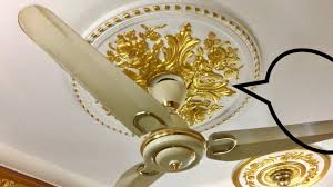 The Best Golden Colours Ceiling Rose Of The Nova Gypsum Company Buildin Gold Ceiling Fan False Ceiling Pop Ceiling Design