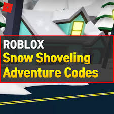 These codes will provide you free xp boost, stats, and. Roblox Snow Shoveling Adventure Codes April 2021 Owwya