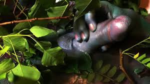 He was covered in body paint and calmly stroking his dick then I put my  fingers in his ass and made him cum. - XNXX.COM