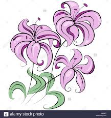 Disegno di mazzo di fiori da colorare per bambini. Illustrazione Di Bouquet Di Fiori Immagini E Fotos Stock Alamy