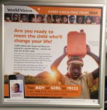Here Is A New Advert From International Development Charity World Vision Uk This Is Encouraging People To Child Sponsorship Sponsorship Program World Vision