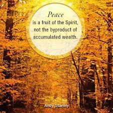 Fruit of the spirit goodness : Peace Is A Fruit Of The Spirit Not The Byproduct Quotes Daily Leading Quotes Magazine Database We Provide You With Top Quotes From Around The World