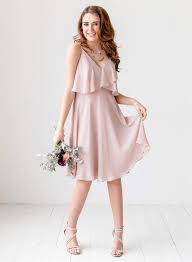 Satin high neck princess short/mini bow bridesmaid dresses. Picking Bridesmaid Dresses For A Destination Wedding Ruffled