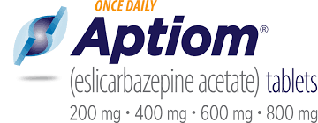 İlacın etken maddesi gabapentin' dir. Taking Aptiom Eslicarbazepine Acetate