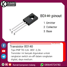 Emitter 2.collector 3.base ©2000 fairchild semiconductor international bd135/137/139 rev. Kaki Transistor Bd140