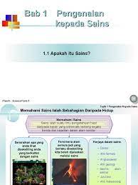 Bab 1 sains tingkatan 2. Nota Sains Tingkatan 1 Bab 1