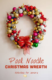 Download Pool Noodle Christmas Wreaths PSD Mockup Templates
