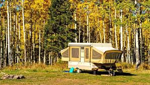 Queen bed, table area makes into a 6'x3' bed; Pop Up Campers Under 1 500 Lbs 7 Lightweight Favorites