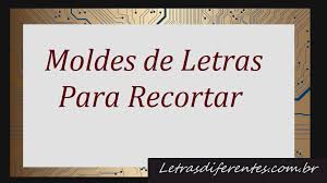 Estas son unas de cuántas letras que hay en el paquete abajo para descargar, en total son todas las letras en mayúscula y minúscula, no te preocupes que el. Moldes De Letras Para Recortar Letras Diferentes