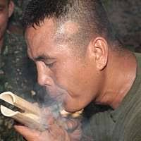 Philippine Marines Staff Sgt. Calixton J. Deatras and