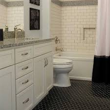 Im verbund verlegt, oder kombiniert mit anderen fliesen. Keramik Mosaik Fliesen Hexagon Schwarz Matt Tm33326