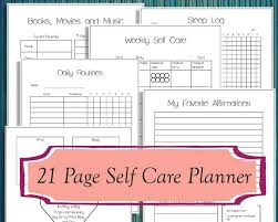 25 self care activities for kids printable. Amazing Self Care Worksheets And Printables You Can Find On Etsy Learning To Be Free