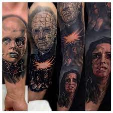 Hellraiser tattoo, boa esperança do sul. Ashley Laurence On Twitter Wow Check Out This Beautiful New Hellraiser Tattoo Buschingtattoo Horror