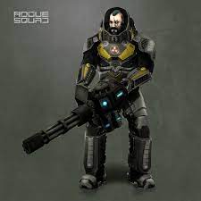 Heavy Gunner Of Rogue Squad Tabletop Boardgames Boardgame Tabletopgaming Miniatures Miniature Geek Game Indiega Squad Game Indie Games Board Games