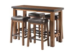 A bistro table is a small piece of outdoor furniture that is perfect for small spaces, like balconies or patios. Intercon Taos 5 Piece Rectangular Pub Table And Chair Set Wayside Furniture Dining 5 Piece Sets