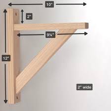 Amazon Com Wood Shelf Bracket Oak Straight 10 Home Kitchen Diy Wood Shelves Wood Shelf Brackets Diy Shelf Brackets