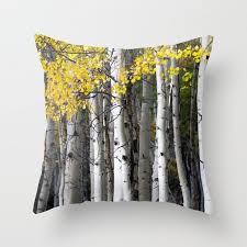 Black And White Aspen Tree Pictures Yellow Black And White Aspen Trees In Crested Butte Throw Pillow By The Blonde Dutch Girl Cover 16 X 16 With Pillow I In 2020 Throw Pillows Crested Butte Pillows