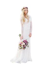 Watch as you steal the show walking down the aisle in one of. Vintage Boho Long Sleeve Lace Wedding Dress 2017 Mermaid Bridal Gowns For Bride Buy Online In Botswana At Botswana Desertcart Com Productid 50243072