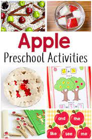 Recommended for toddlers (age 1.5+). Preschool Apple Theme Activities