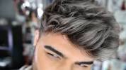 Black Grey Highlights Men