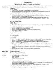 Ekg Technician Resume Samples Velvet Jobs