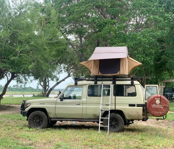 Akagera National Park Wilderness Camping Site, AI generated