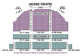Eye Catching Jacobs Theatre Seating Chart 2019
