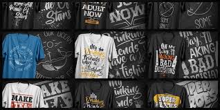 Download 50 T Shirt Designs Bundle Typographic Illustrated Concepts Ai Eps Svg Vectors Bypeople