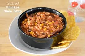 Brown beef and drain off fat. Heart Healthy Crock Pot Chicken Taco Soup