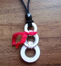Cute Snowman Necklace Made Out Of Washers From A Creative Princess Would Be A Cute Ornament Holiday Crafts Christmas Crafts Christmas Jewelry