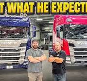 First Time Driving a Scania Cabover + Surprise Delivery of Race Parts!