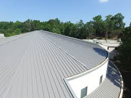 The best metal roofing company in atlanta! Retrofit Standing Seam Metal Roof Details Challenge Installers Measuring Skills With Multiple Hips And Tapered Panels