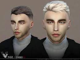 The Sims Resource Wings On0705 Hair Sims 4 Hairs Sims 4 Hair Male Mens Hairstyles Sims