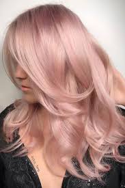 Why And How To Get A Rose Gold Hair Color Lovehairstyles Com Hair Color Rose Gold Hair Color Pastel Peachy Hair Color