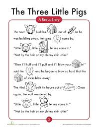 Not By The Hair Of My Chinny Chin Chin Song 3 Little Pigs English Worksheets English Stories For Kids Little Pigs English Lessons For Kids