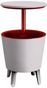 Keter Cool Bar Cocktail Coffee 3 In 1 Patio Table White With Red Discontinued By Manufacturer Keter Http Www Amazon Com Cool Bars Patio Table Cool Tables